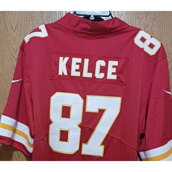 Travis Kelce (Nike)-(Chiefs)-(Jersey)-(Red)-(New Condition)-(Size:XL)-$100.00 - Picture 7 of 9
